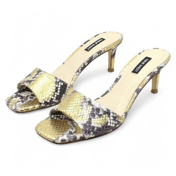 Marina Heeled Slide Sandals - Picture 1 of 5